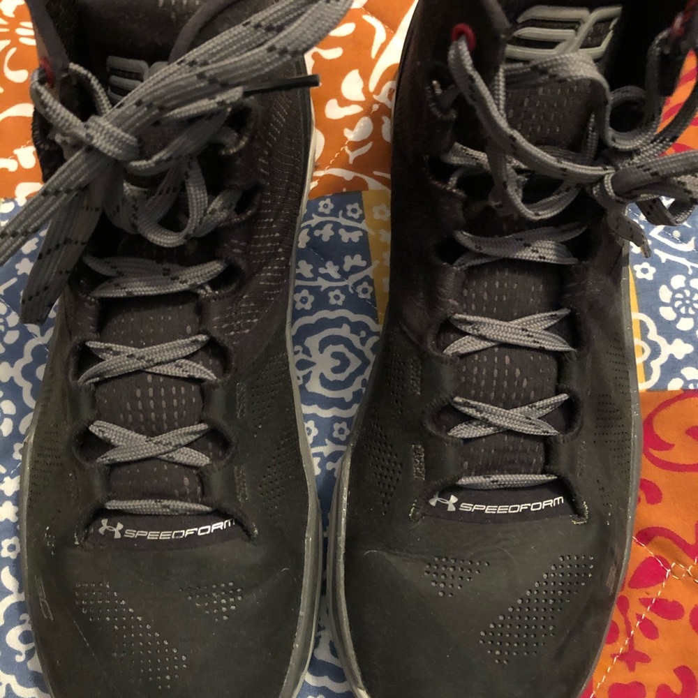 Basketball shoes.
